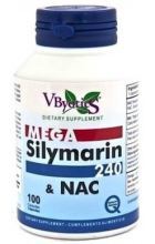 Mega Silimarina 240 mg +Nac 100 cápsulas