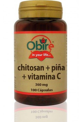 Chitosán + Piña + Vitamina C 100 Cápsulas