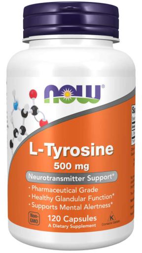 L-Tyrosine 500 mg 120 Cápsulas