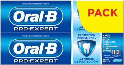 Pack 2 Pastas Dentífricas Pro-Expert protección profesional 75 ml