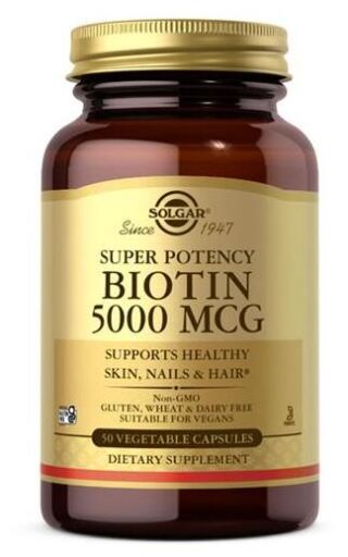 Biotina 5000 mg 100 Comprimidos